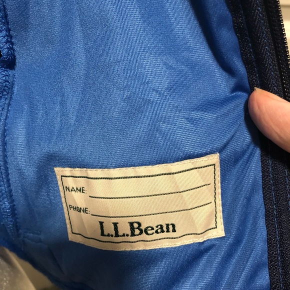 L L Bean blue fleece size 10-12 youth winter wear - Picture 5 of 6